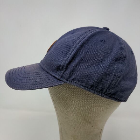 Timberland Men's Slideback Hat Blue Patch Logo 100% Cotton Original 10061 - Picture 5 of 12